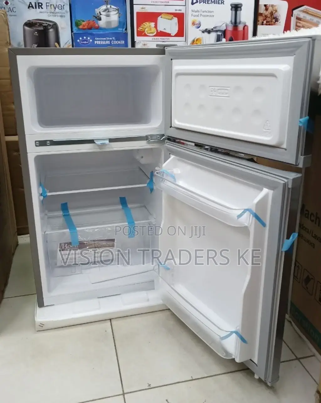 *Roch 98ltrs Double Door Refrigerators.