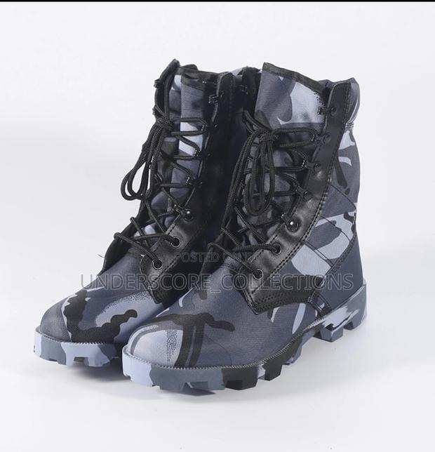 High Quality Unisex Soldier Combat Boots - thumbnail 2