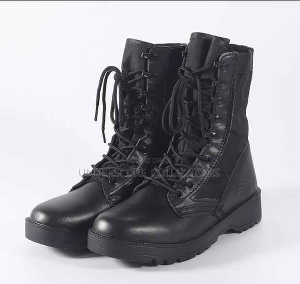 High Quality Unisex Soldier Combat Boots - main view