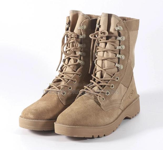 High Quality Unisex Soldier Combat Boots - thumbnail 3