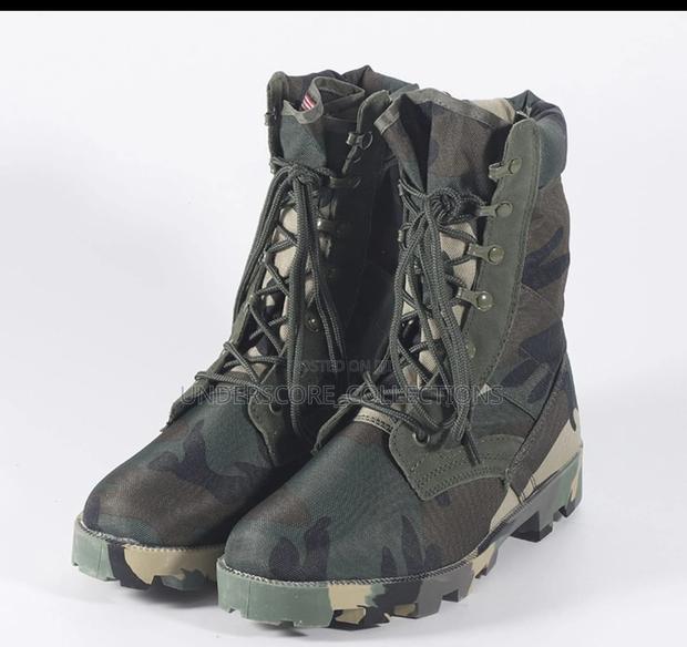 High Quality Unisex Soldier Combat Boots - thumbnail 4