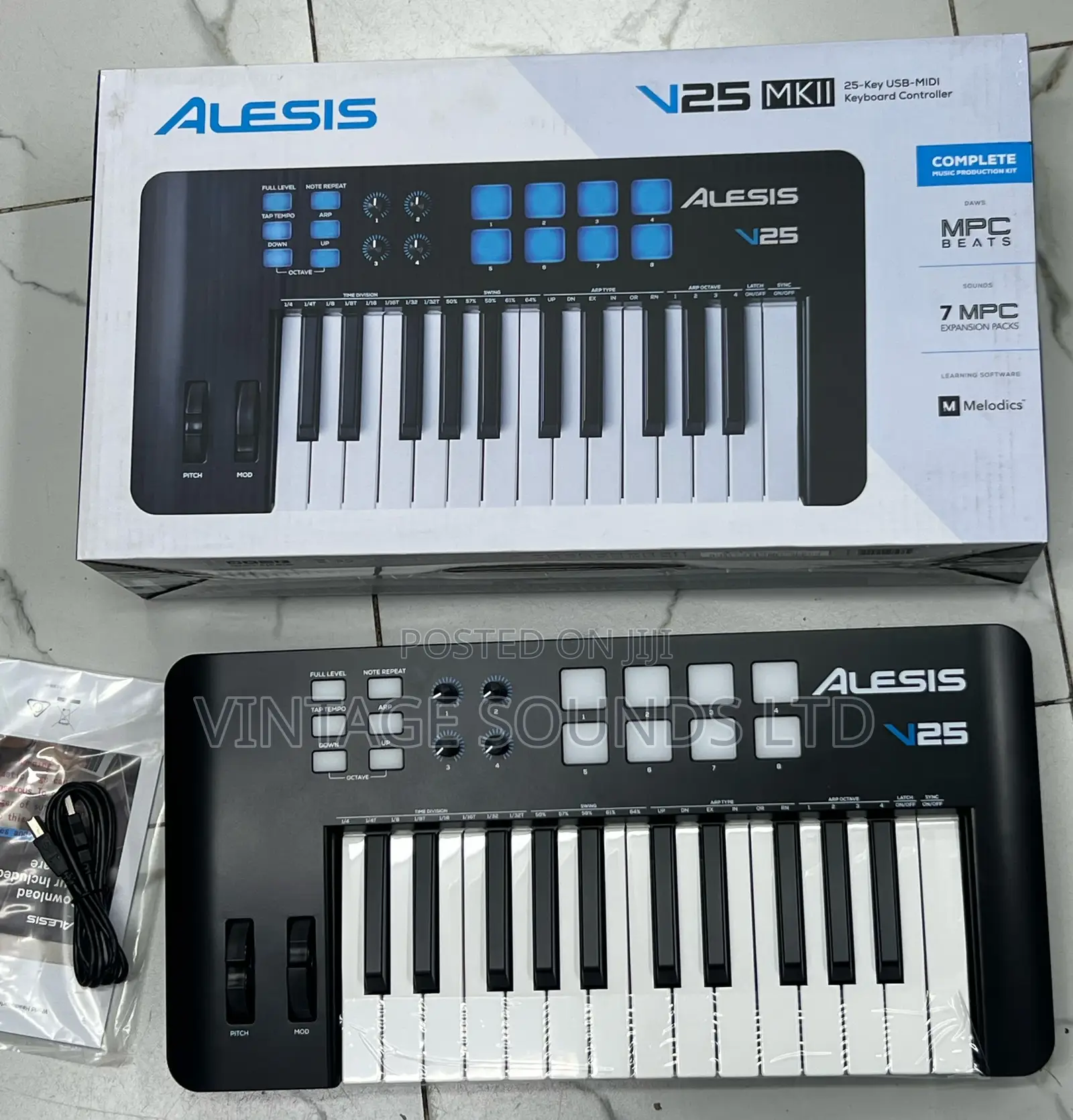 New Alesis V25 MKII USB MIDI Keyboard Controller
