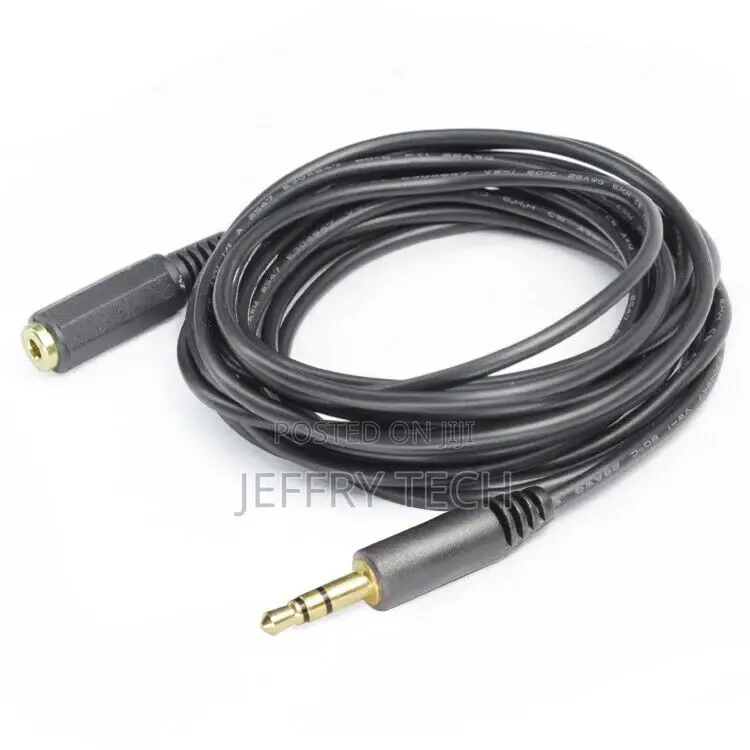 5m Auxiliary Stereo Extension Audio Cable 3.5mm Jack for S