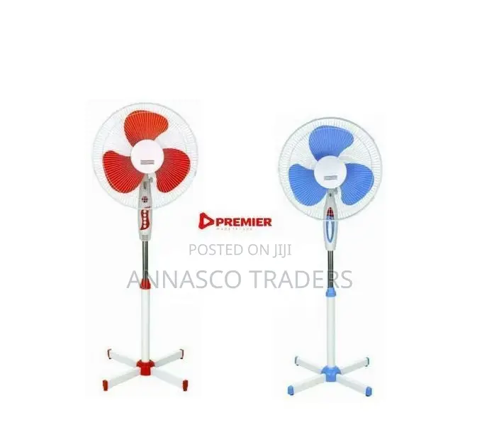 Premier Heavy Duty Stand Fan 16" Multicolor