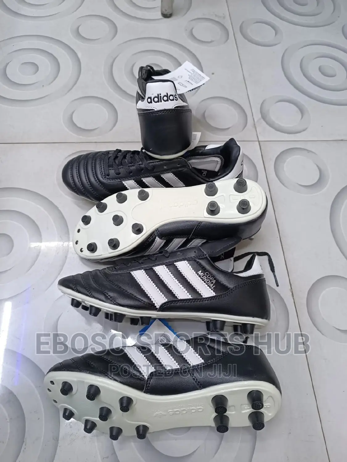 Black White Adidas Football Boots