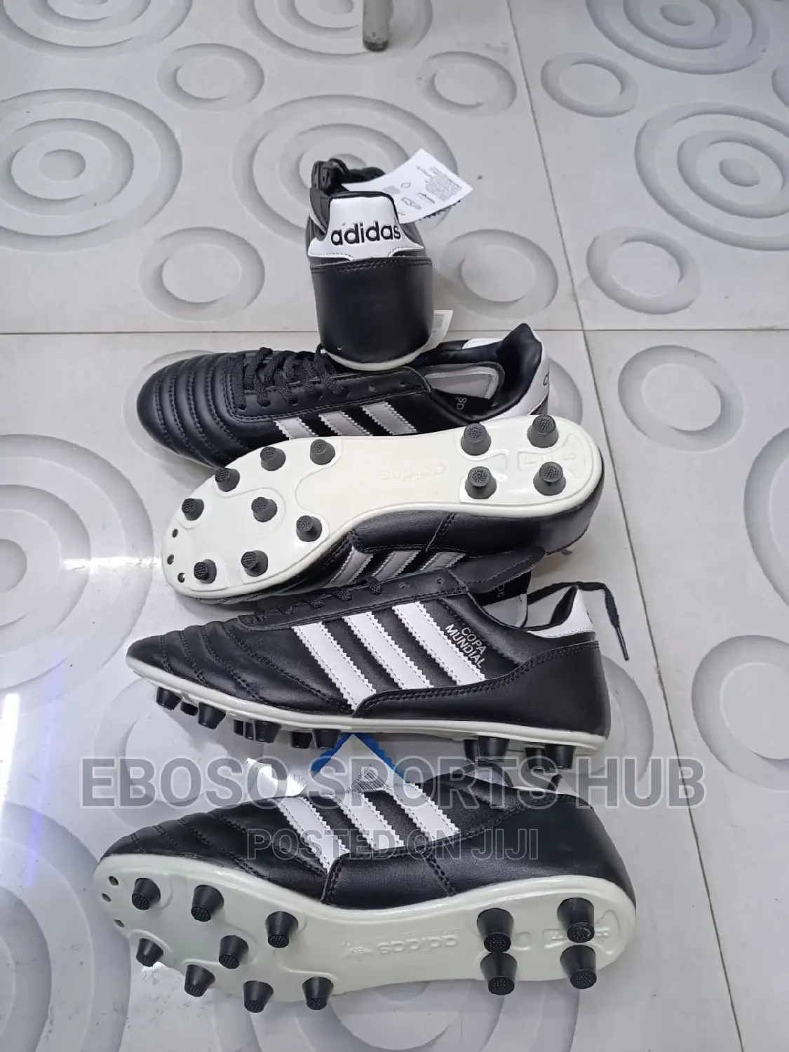 Black White Adidas Football Boots