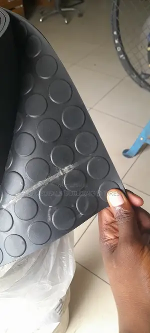 Coin Pattern Rubber Mat /Anti-Slip Round Stunded Sheet