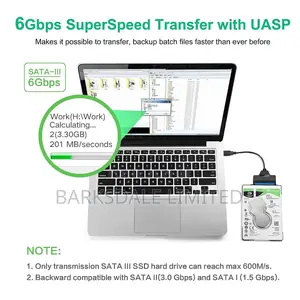 SATA USB 3.0 Adapter Cable for 2.5 HDD/SSD Hard Drive Disk