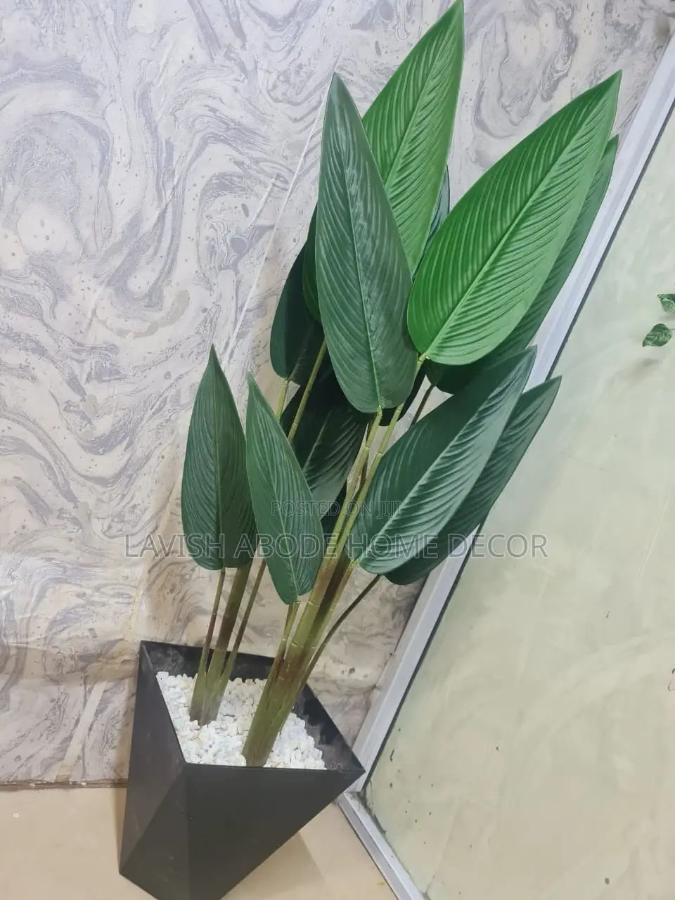 Artificial Sharp Leaf Banana Plant