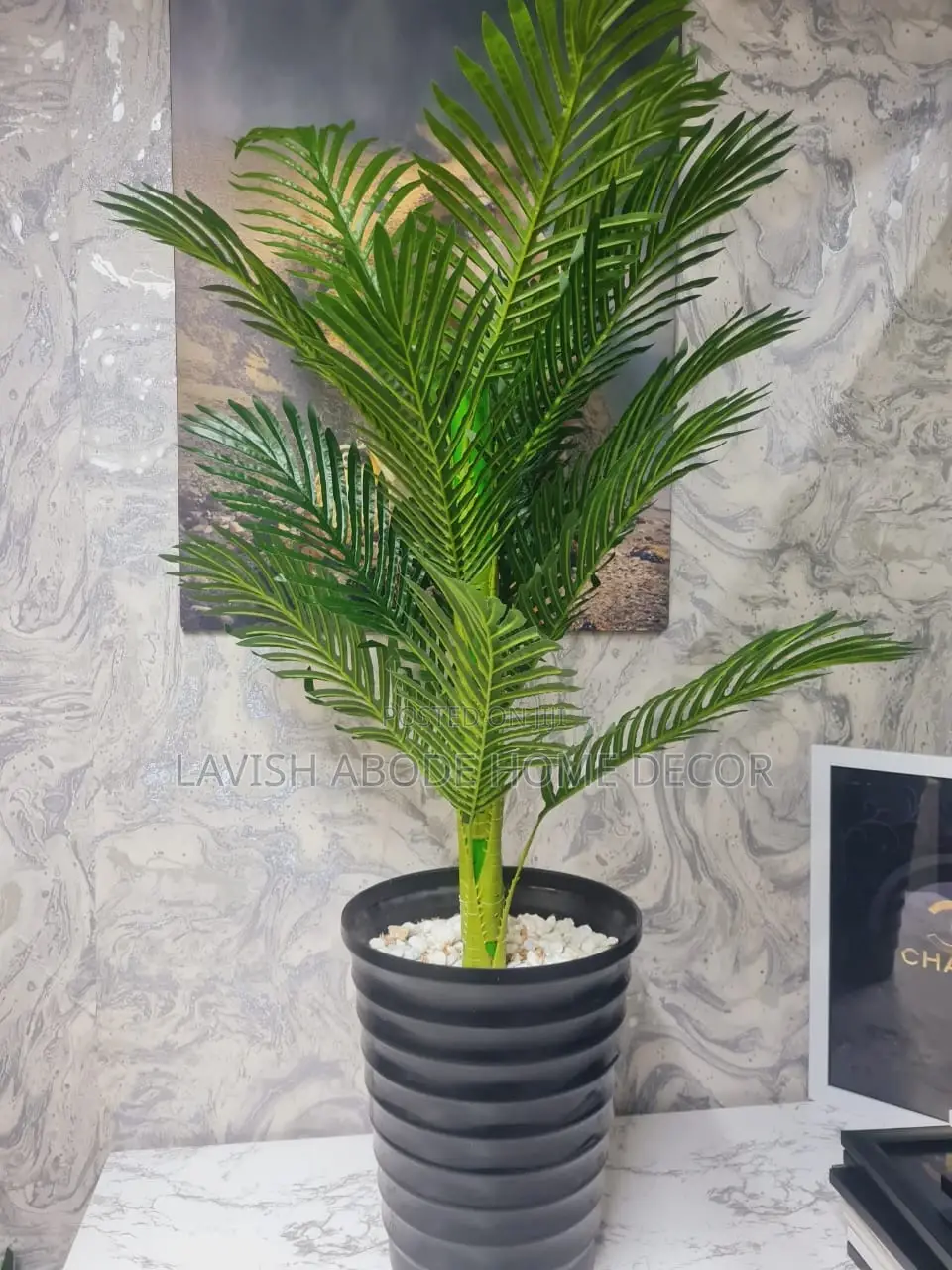 Artificial Indoor And Outdoor Palm Plant 1 Meter Tree Flower