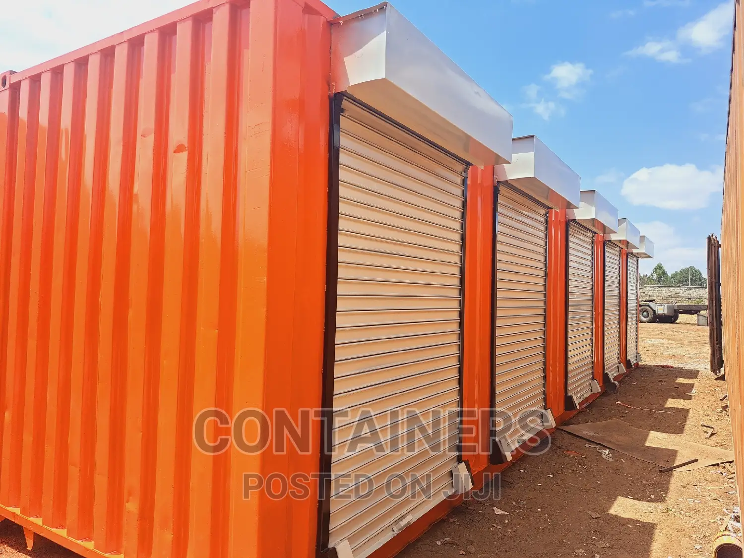 Completed Container Stalls- Good Workmanship