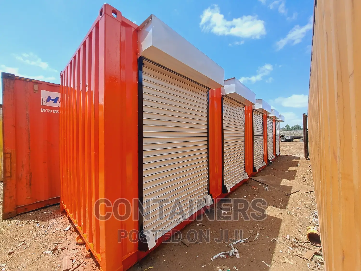 Completed Container Stalls- Good Workmanship