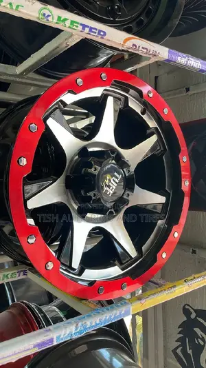 Red Silver 16 Inch Rims Fitting Ford Ranger, Pajero, Hilux