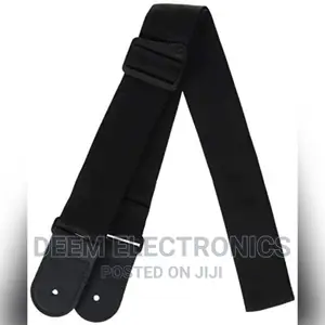 Guitar Strap Black for All Guitars Fender