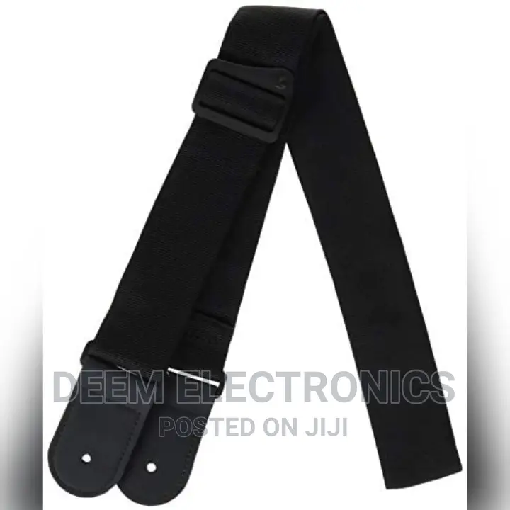 Guitar Strap Black for All Guitars Fender