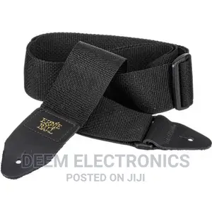 Guitar Strap Black for All Guitars Fender