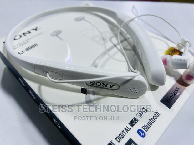 Sony White Wireless Neckband. - main view