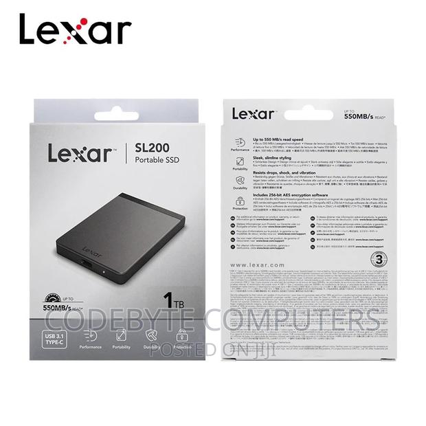 Lexar 1tb LS200 External Portable SSD 1TB - main view