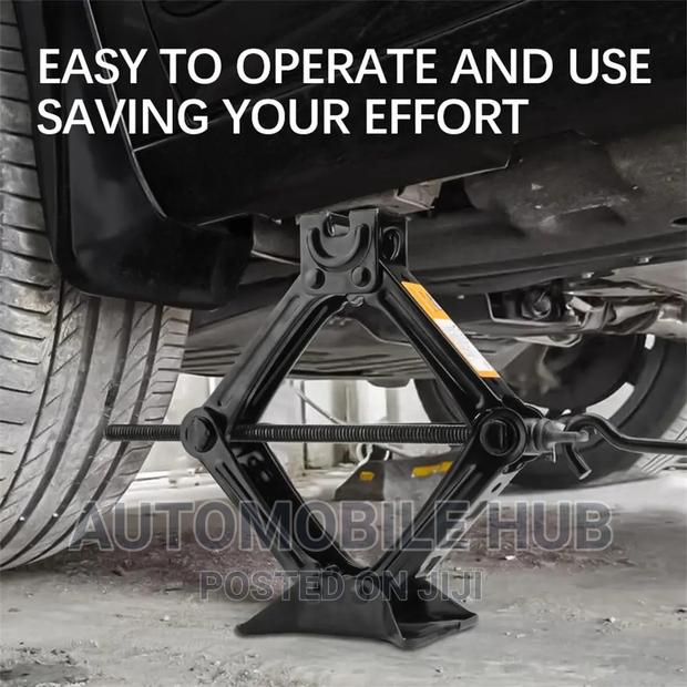 Car Scissor Jack + L Handle - 2ton Scissor Jack