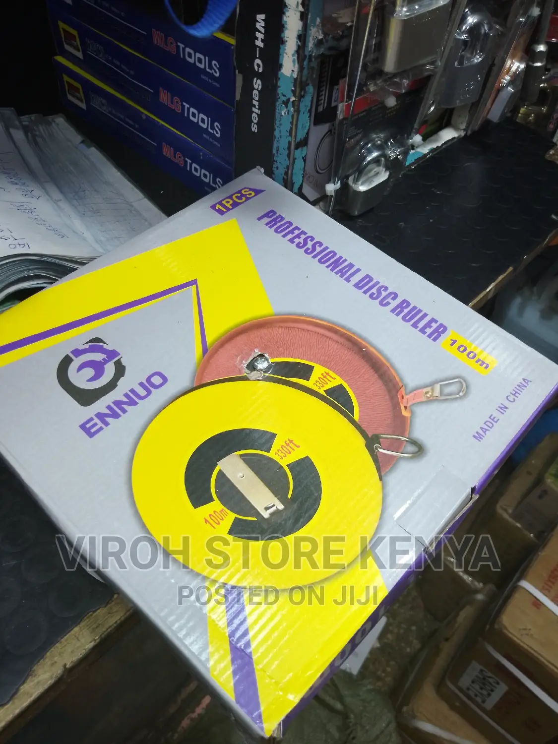 Professional Disk Ruler 100m Long 330ft Long Measuring Tape
