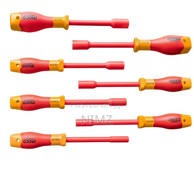 INGCO HKISD0701 7 PCS Insulated Nut Screwdriver Set - main view
