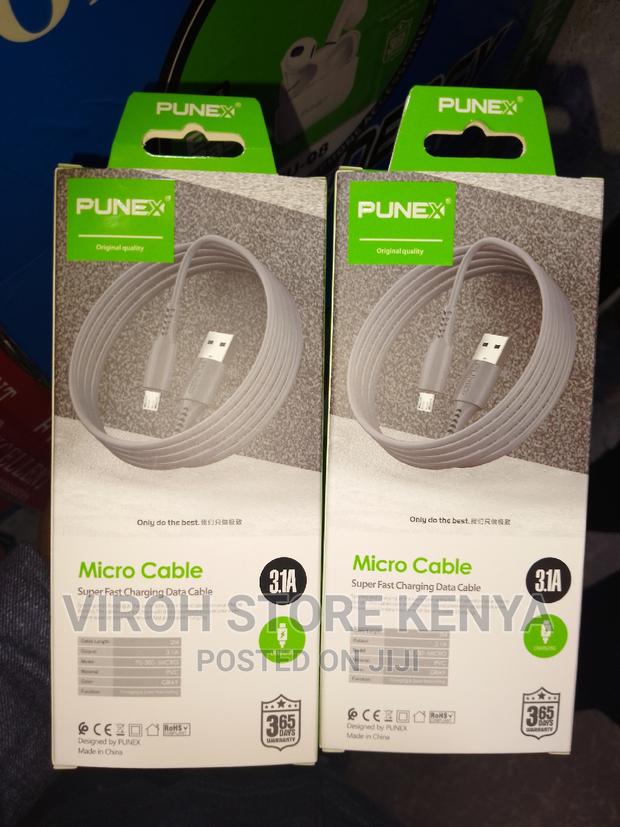 Punex 2 Metres Long Charging Cable Micro USB - thumbnail 2