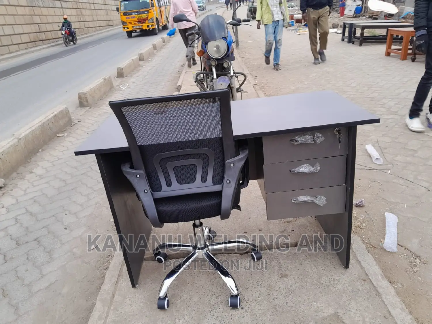 Office Desk and Office Chair