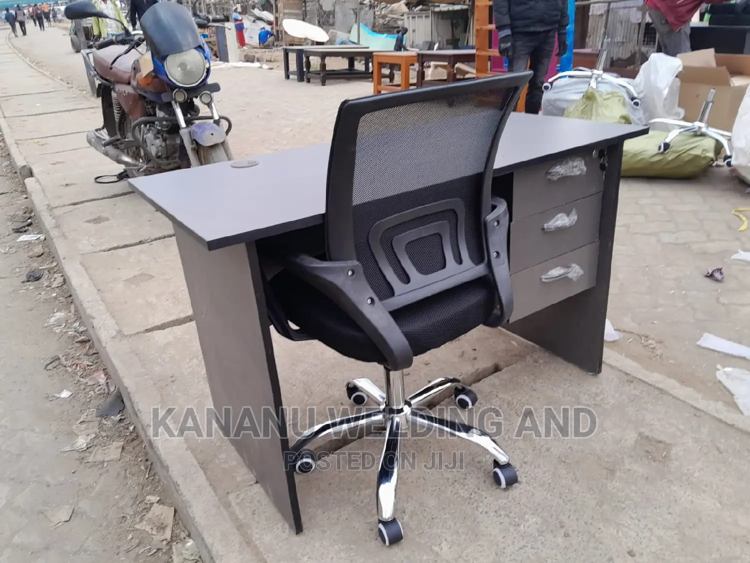 Office Desk and Office Chair