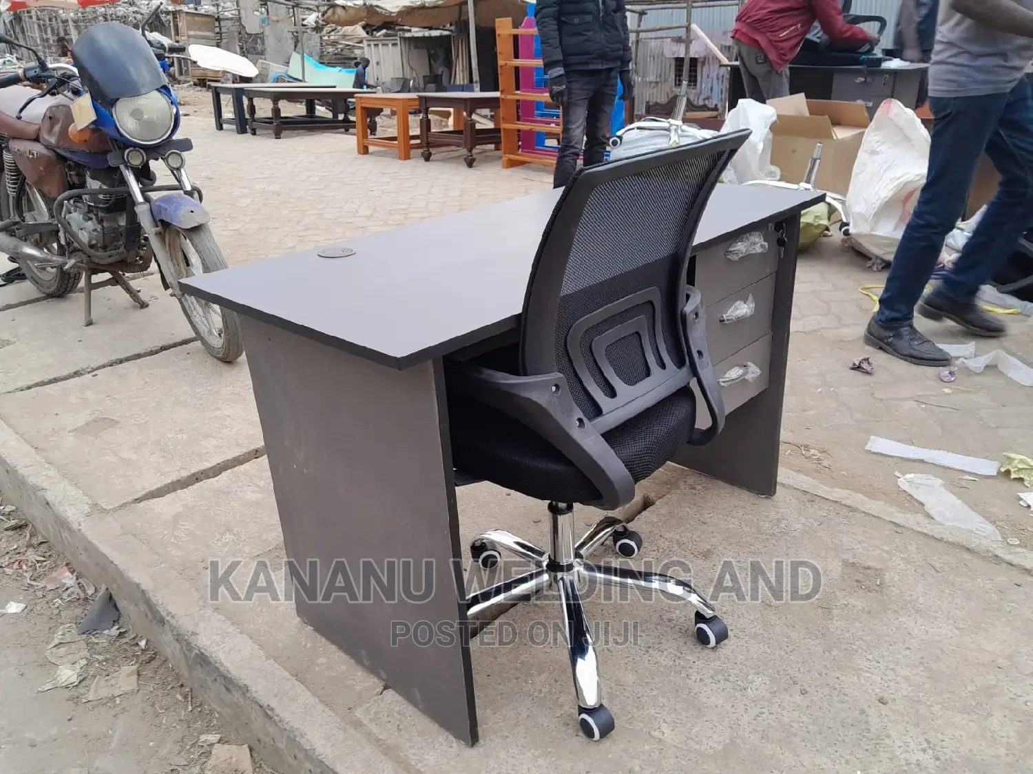 Office Desk and Office Chair