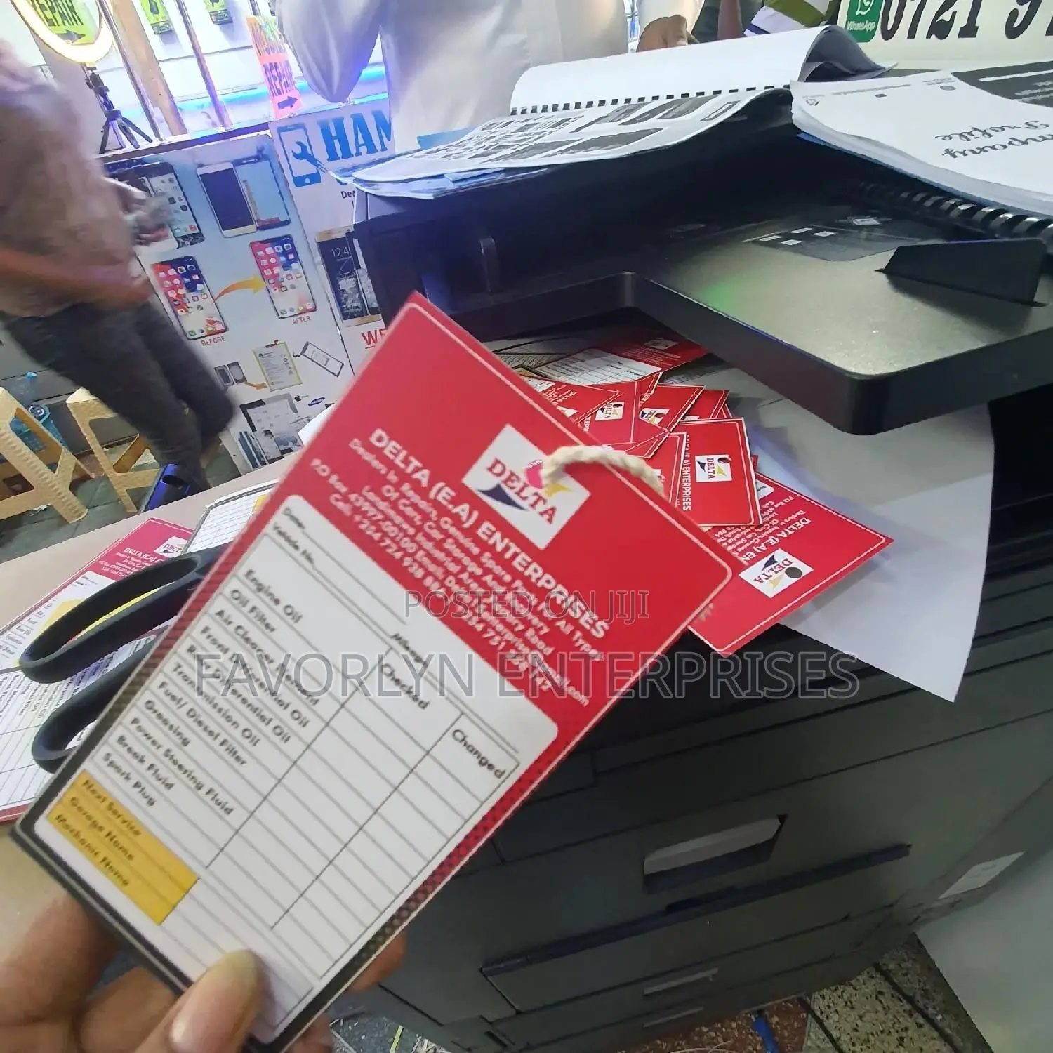 Petrol Station Service Card For Driver