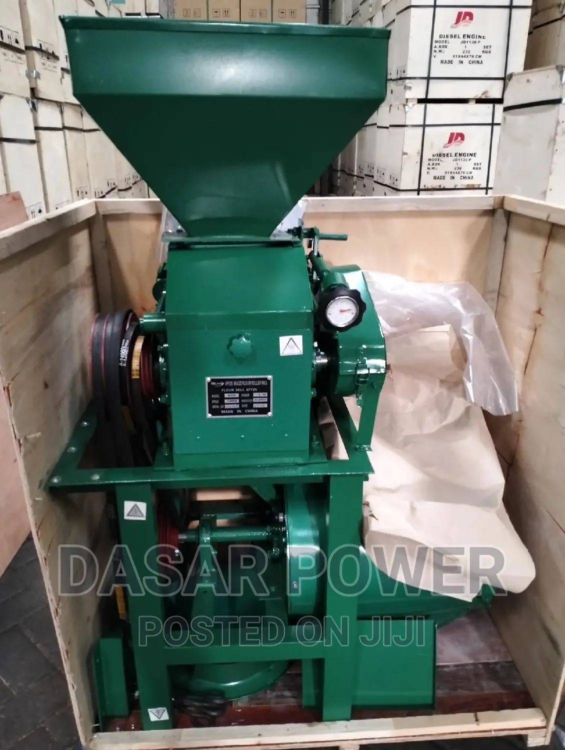 Maize Floor Roller Mill Machine