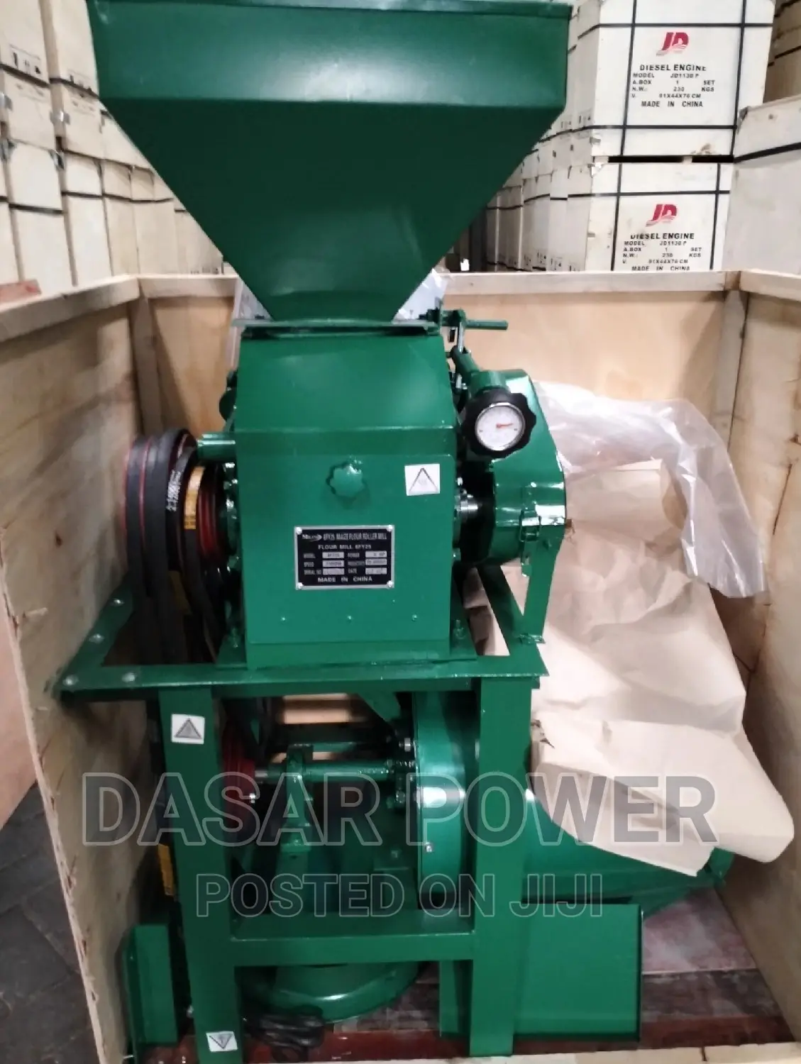 Maize Floor Roller Mill Machine