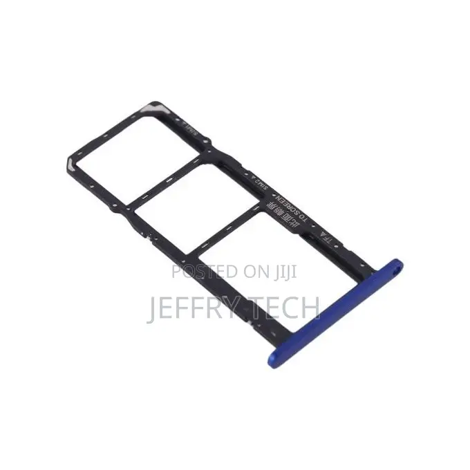 SIM Card Tray + Micro SD Card Tray for Huawei Y5 (2019) (Blu