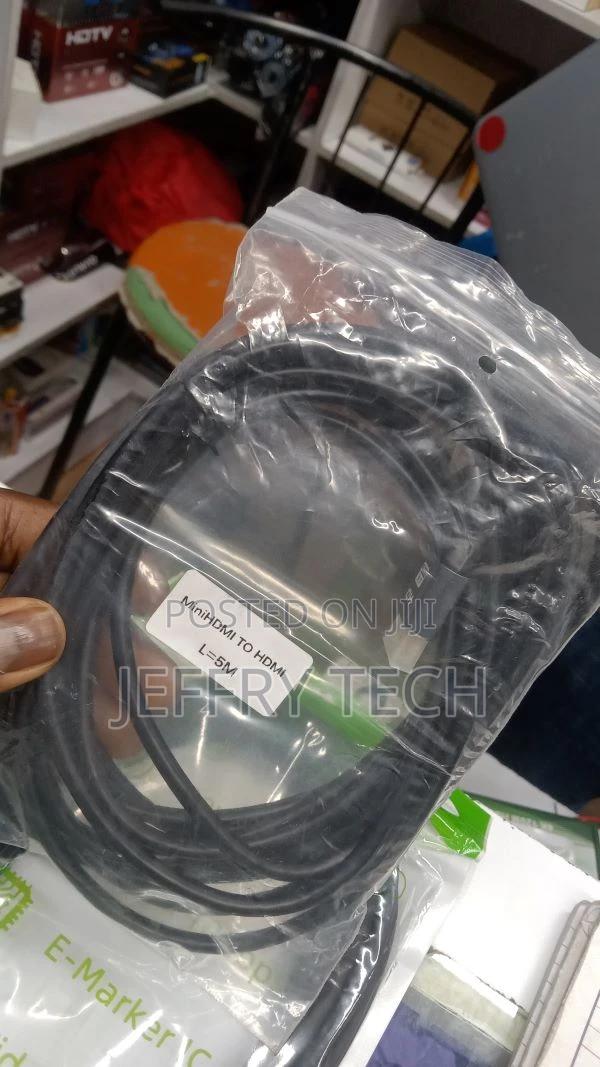 5 Metres Mini HDMI to HDMI Cable - thumbnail 3