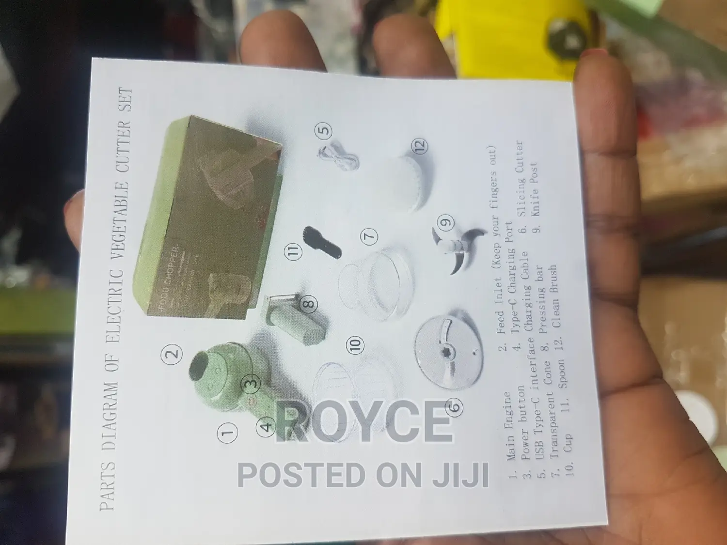 4 in 1 Electric Vegetable Chopper
