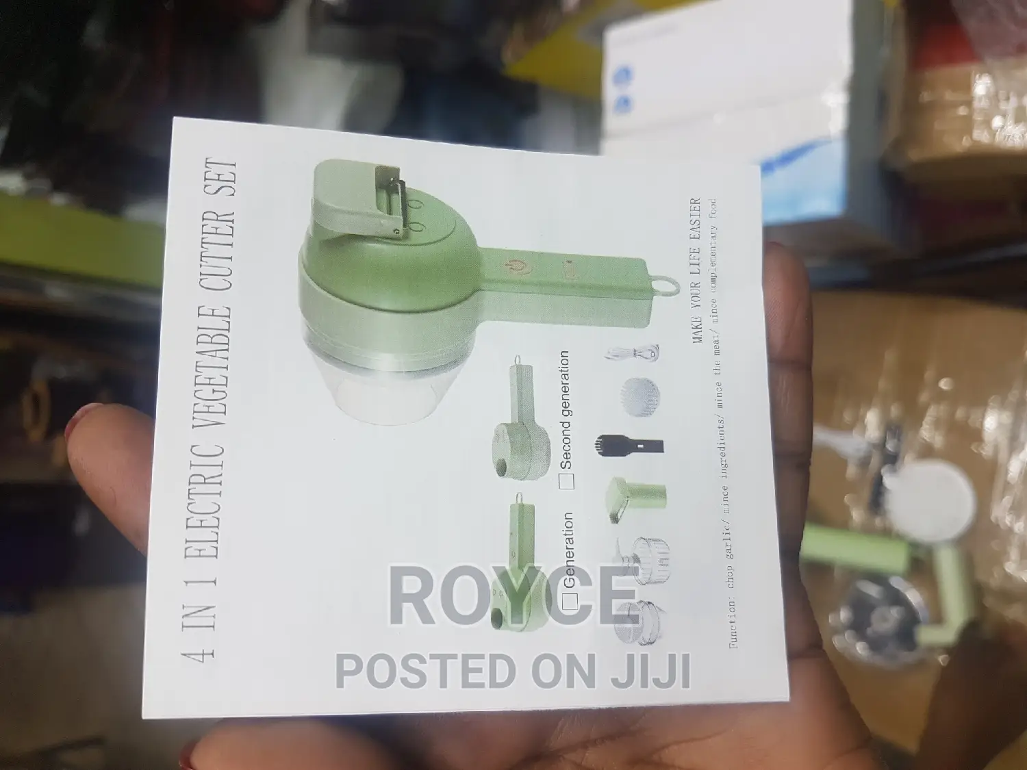 4 in 1 Electric Vegetable Chopper