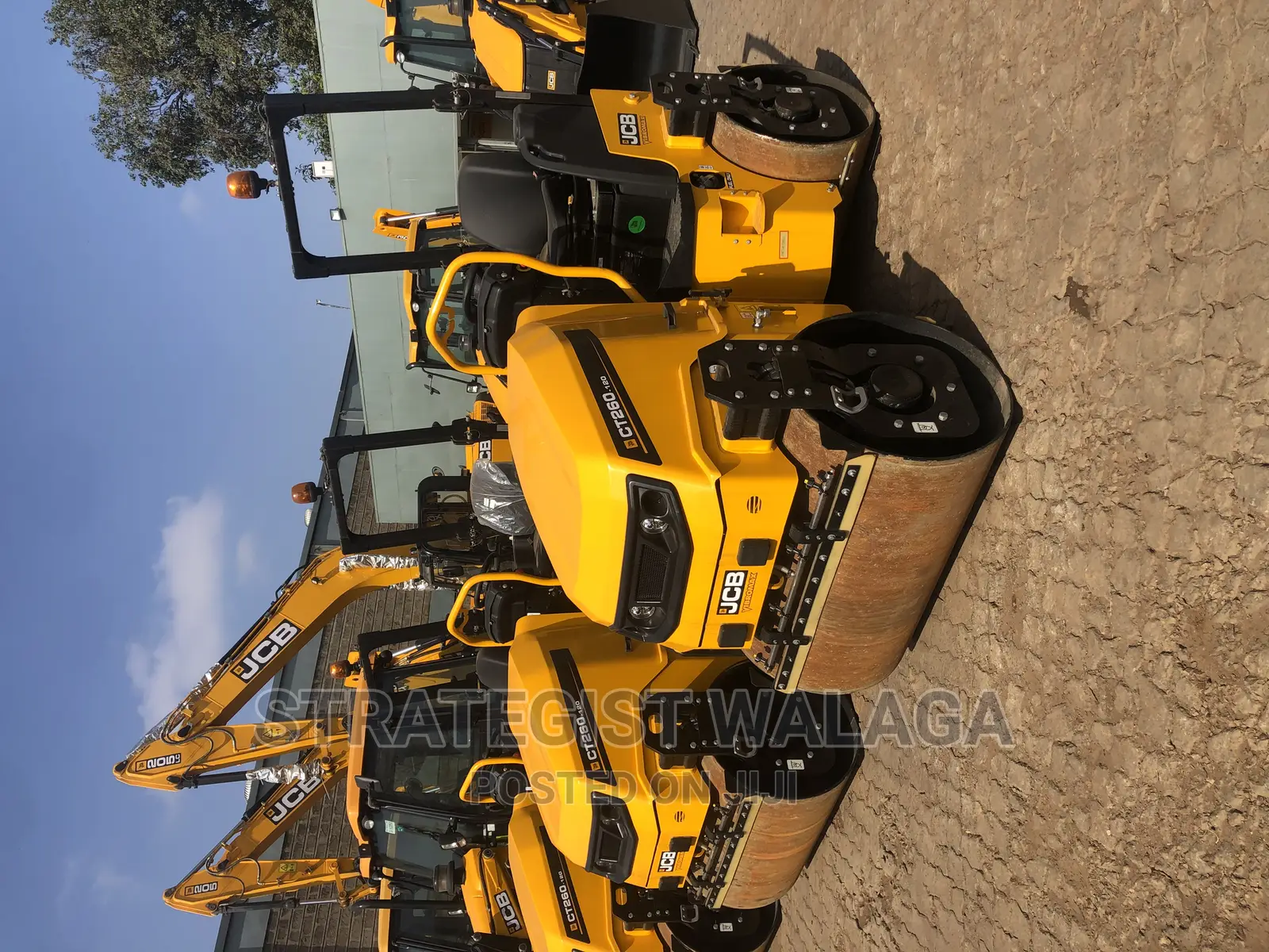 New JCB Tandem Roller