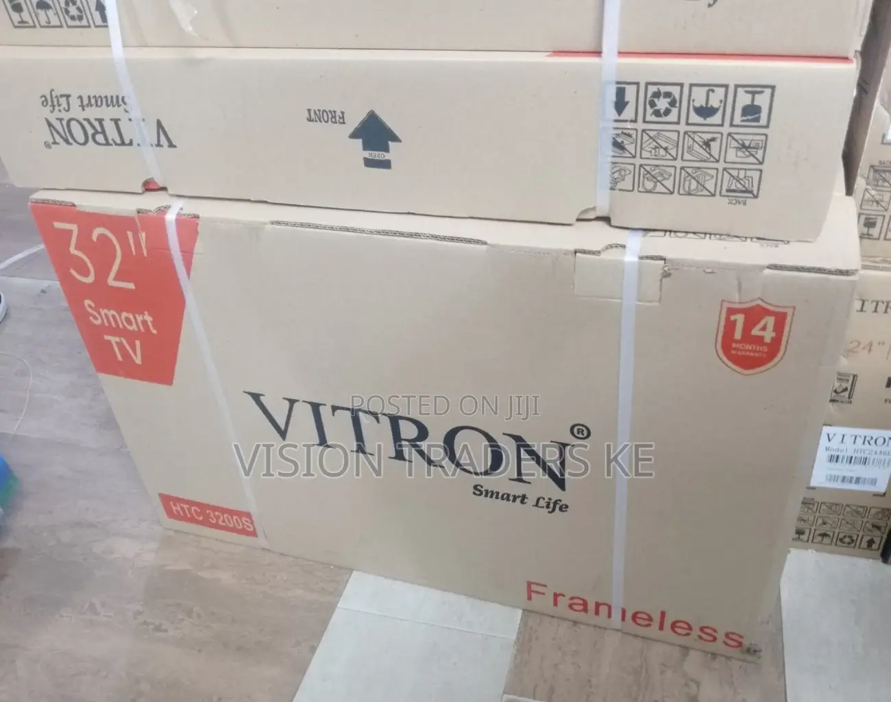 Vitron 32 Inches Smart Android Frameless Tv Full Hd 1080p✓✓