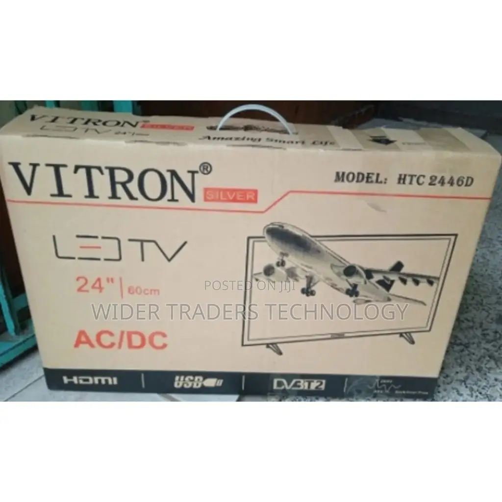 Vitron 24 Inch Digital Tv Hd Led Tv Ac/Dc DVB-T2 Televisio