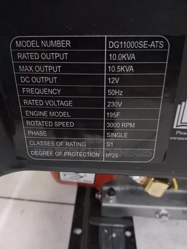 10kva Petrol Powered Honda Generator - thumbnail 3