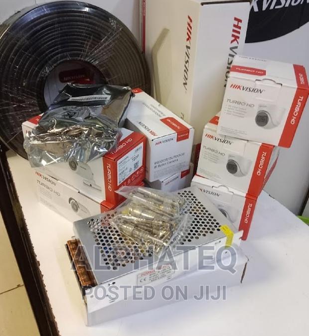 4 Channel CCTV Cameras Full Kit Hikvision Turbo Hd