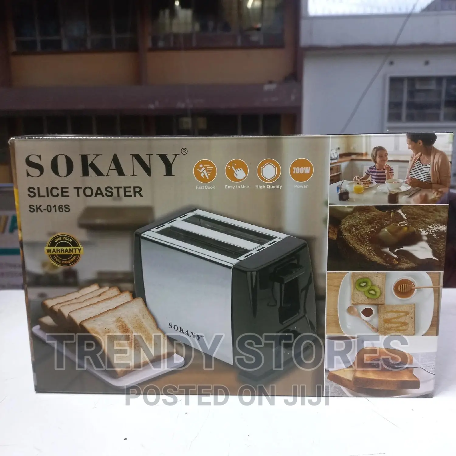 2 Slice Sokany Toaster SK-016S