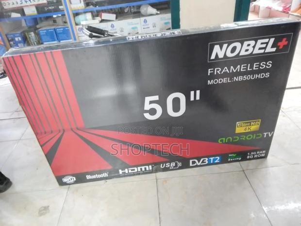 Nobel 50inch Android TV With Bluetooth Frameless - thumbnail 2