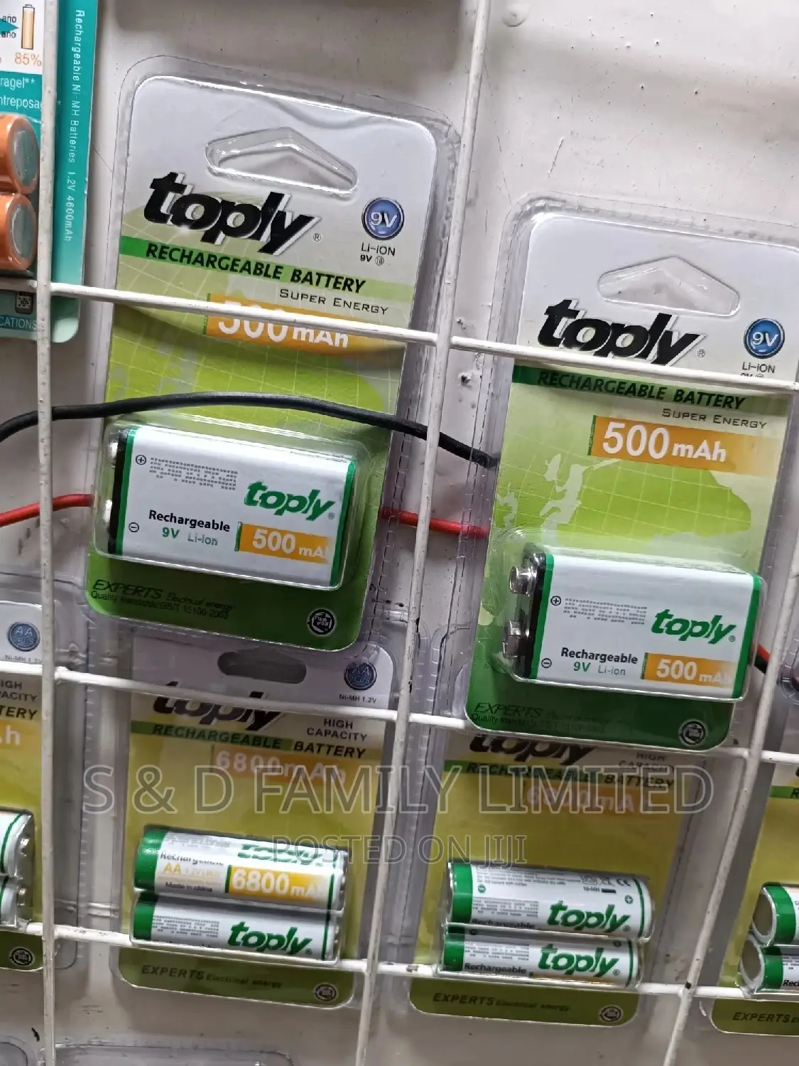 Toply AA 1.5v Rechargeable Batteries in Nairobi Central Accessories & Supplies for Electronics
