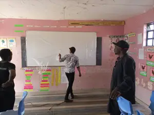 White Board Whiteboard for Tuition 8ft X 4ft Imported