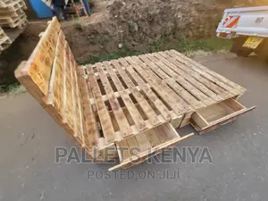 Pallet Bed- Detachable With Drawers (HDO#1)