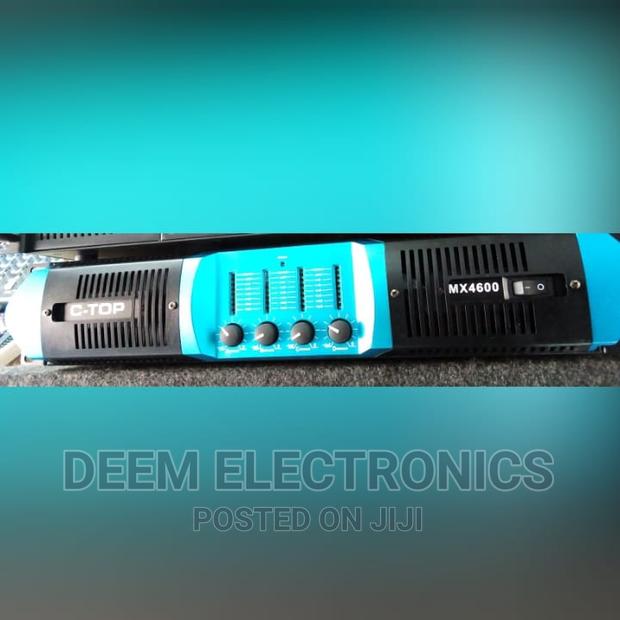 Power Amplifier Ctop 4channel (Mx4600) 4000 Watts