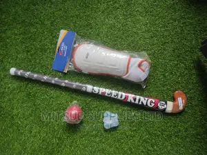 Hockey Combo Beginner - Stick,Mouthguard,Shinguards,Ball
