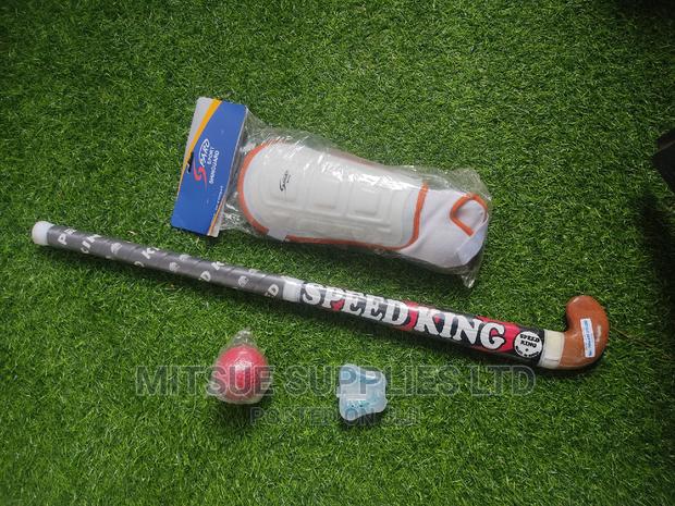 Hockey Combo Beginner - Stick,Mouthguard,Shinguards,Ball - main view