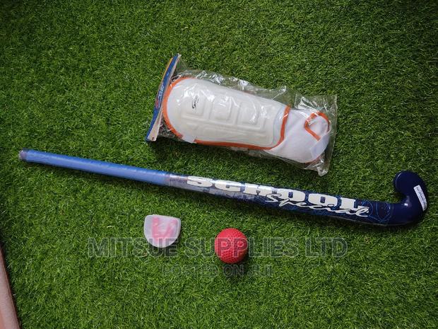 Hockey Combo Mid - Stick,Mouthguard,Shinguards,Ball